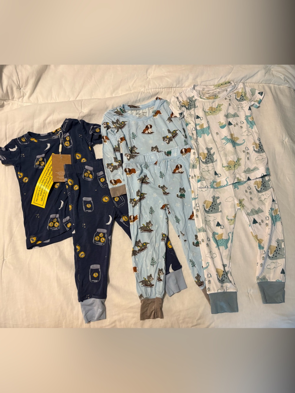3 pairs Angel Dear pajamas 12-18m & 18-24m